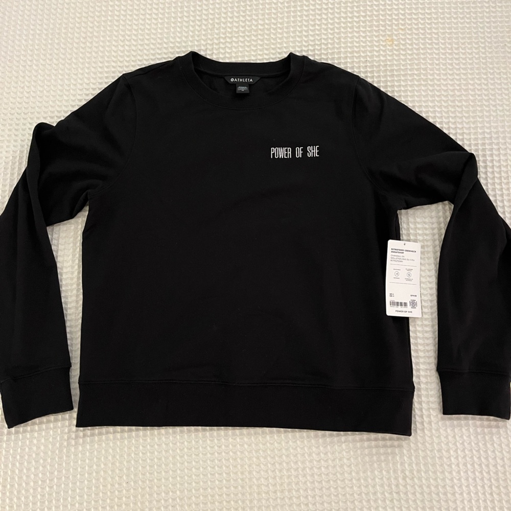 NWT Athleta Retroterry Crewneck Sweatshirt